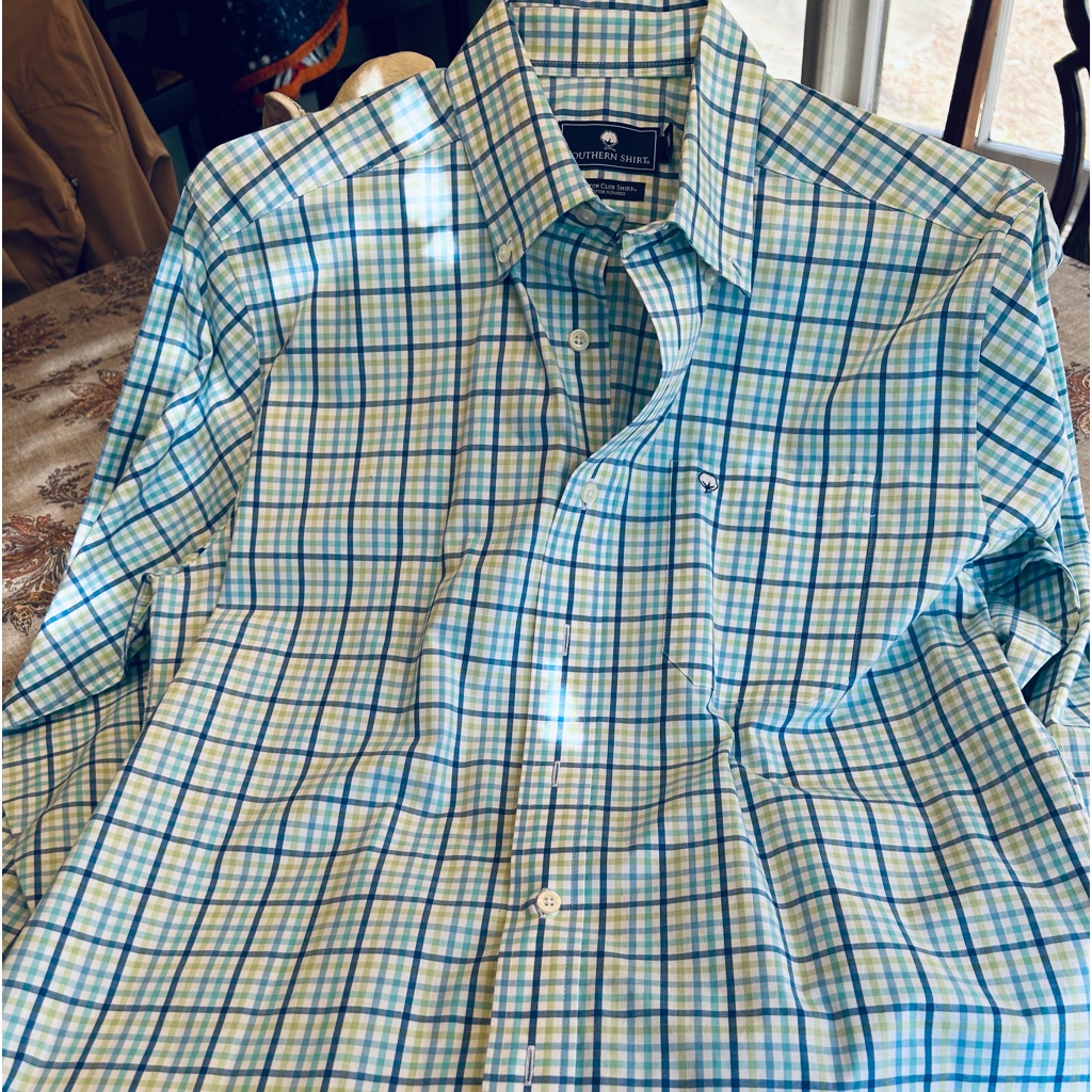 Southern Button Down Medium- Euc Great For Easter